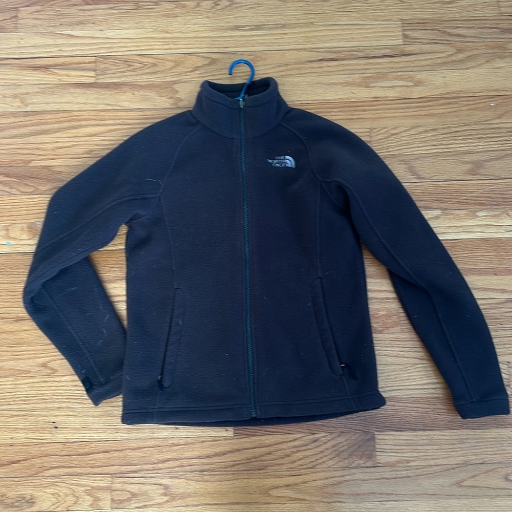 Chocolate Brown North Face Fleece Zip Up